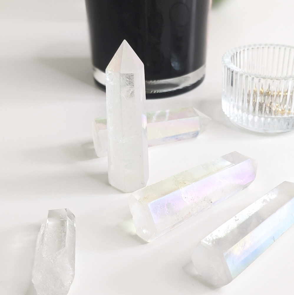 Angel Aura Quartz Point (2.5 inches)